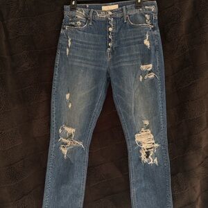 MOTHER Classic Blue Denim Jeans
